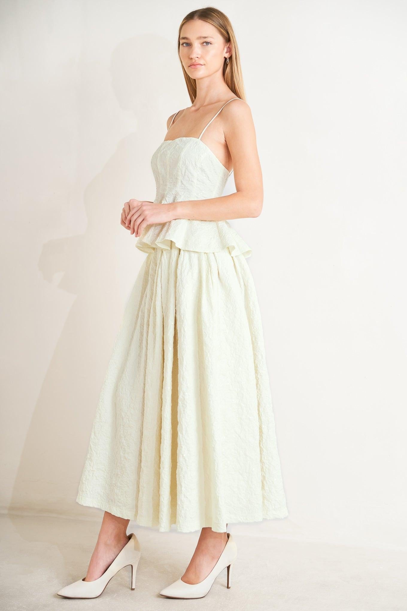 GRAND ENTRANCE WOVEN FULL SKIRT