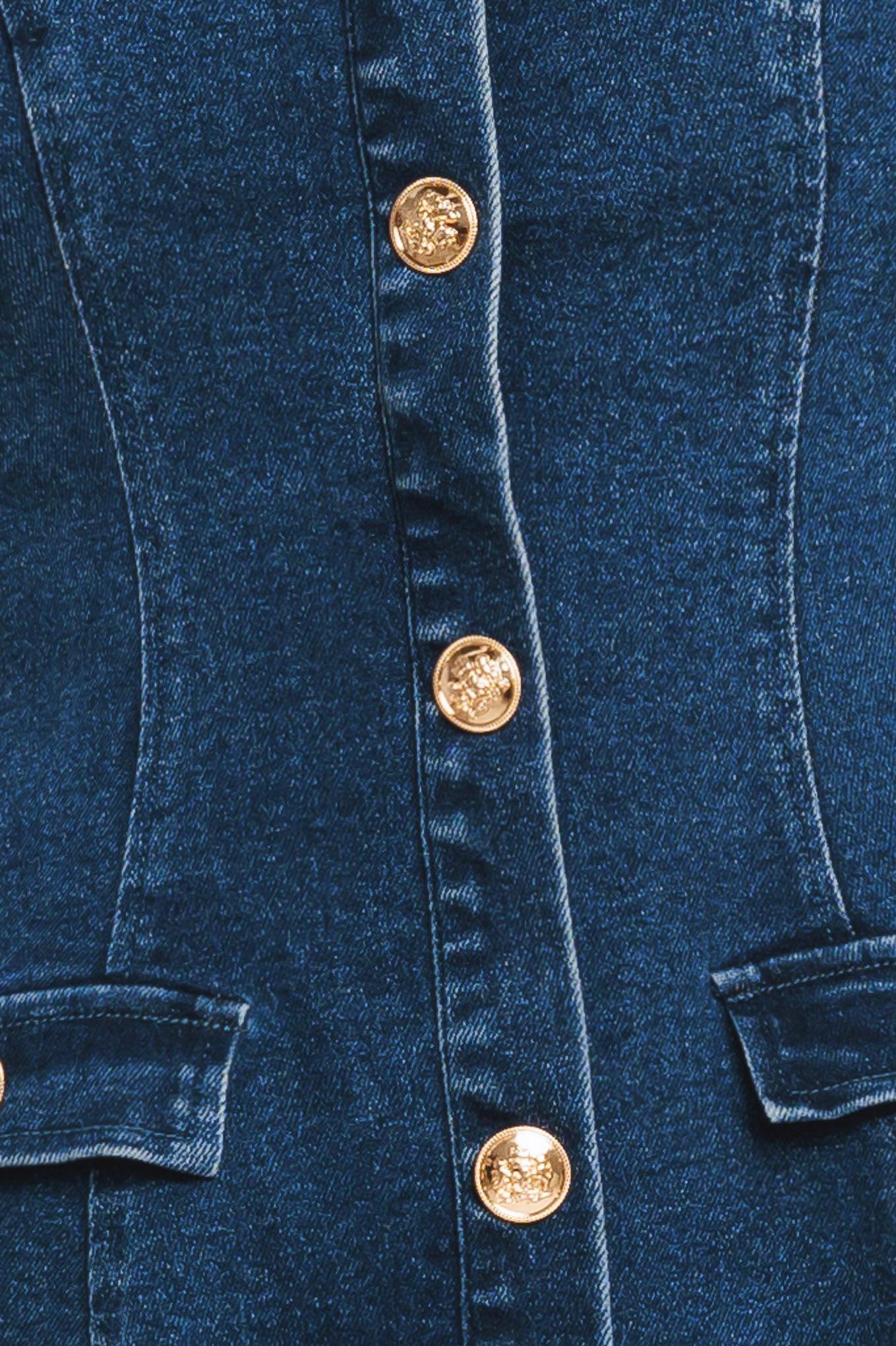 URBAN POLISH DENIM MINI DRESS