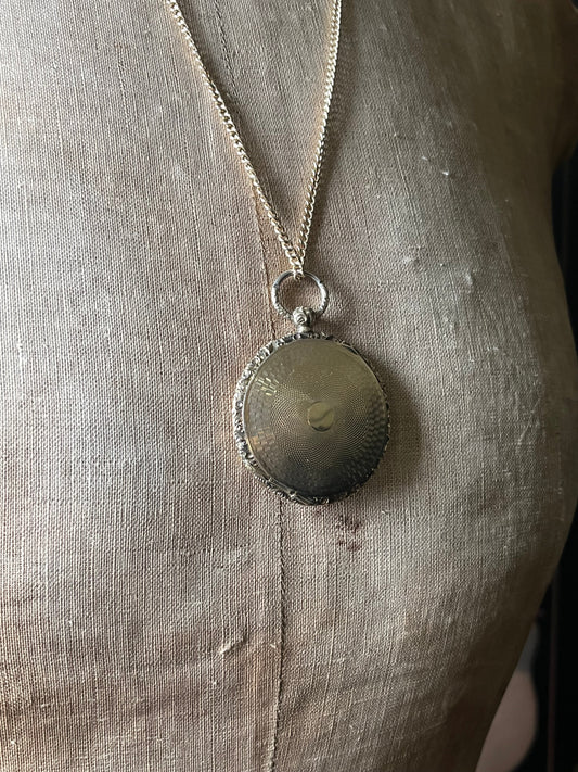 c. 1840s 9k Gold Locket with Daguerreotype