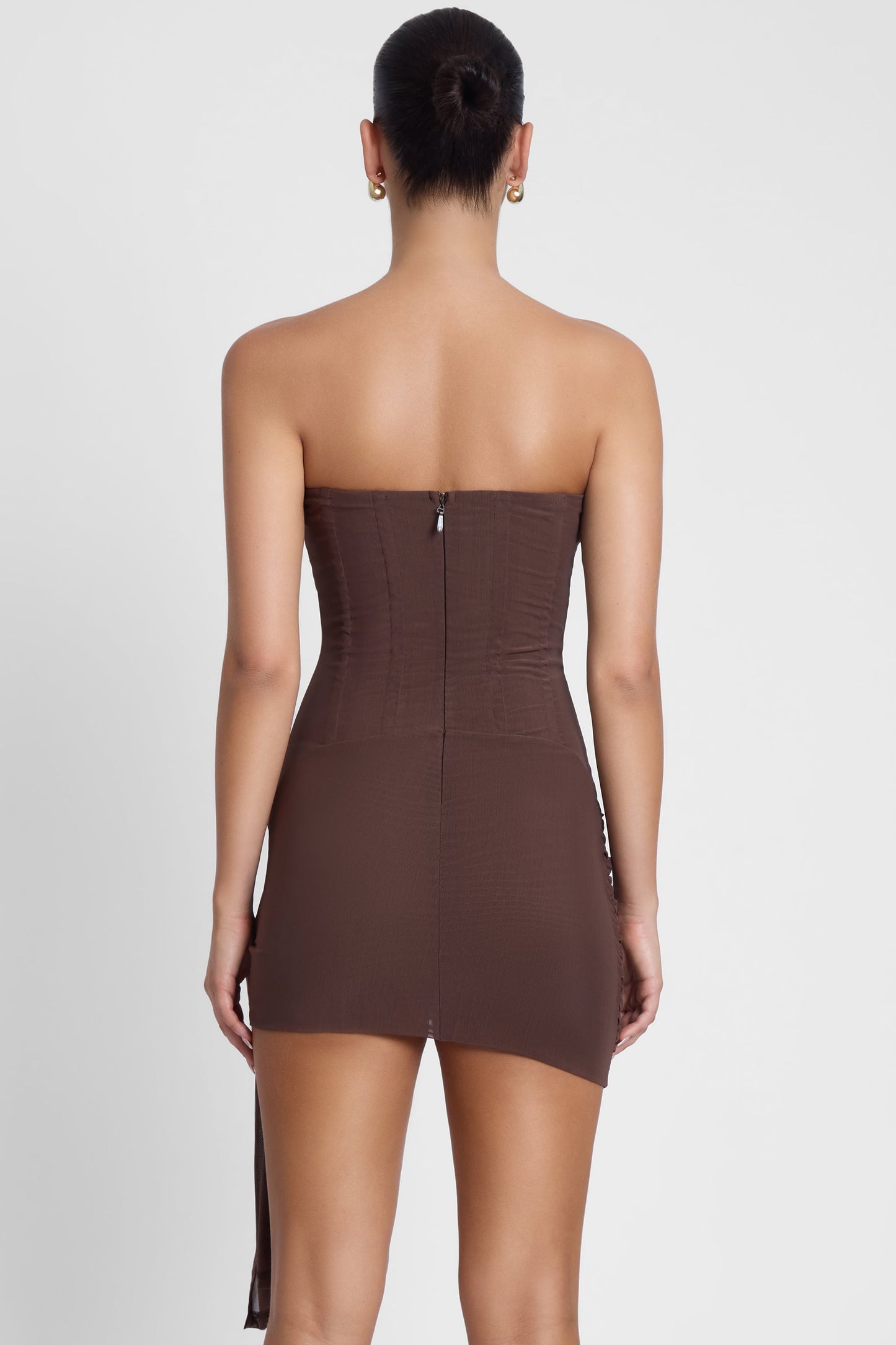 Mira | Women's Mesh Corset Dress with Double Layer Support | Flattering Fit for Wedding Guests and Cocktail Events 7