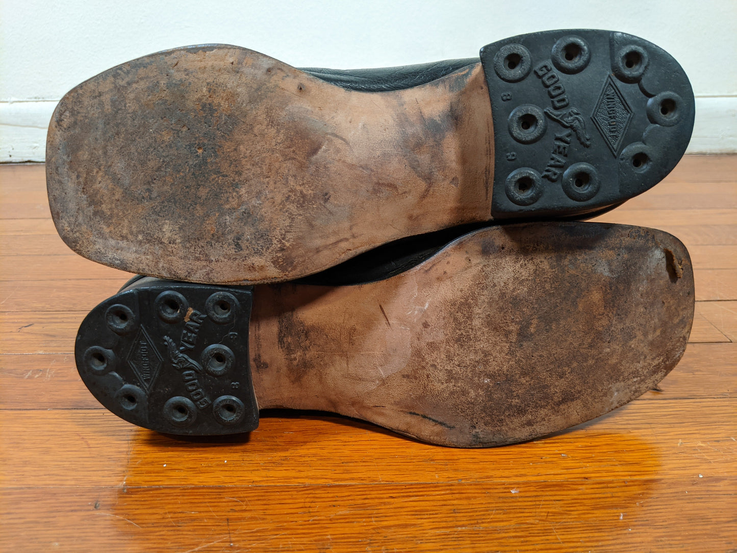 c. 1930s Square Toe Boots | Approx Sz 9-10