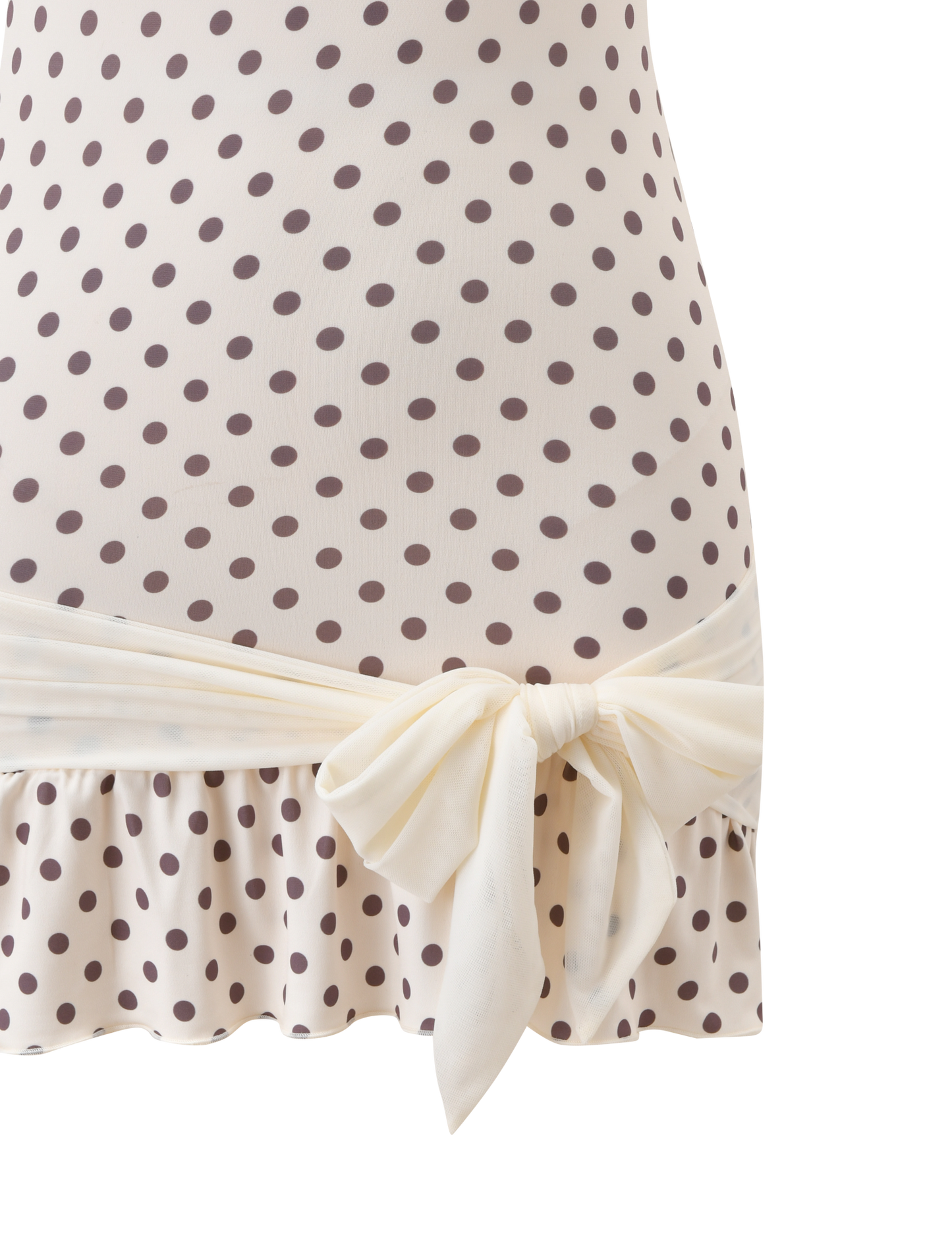 White Polka Dot