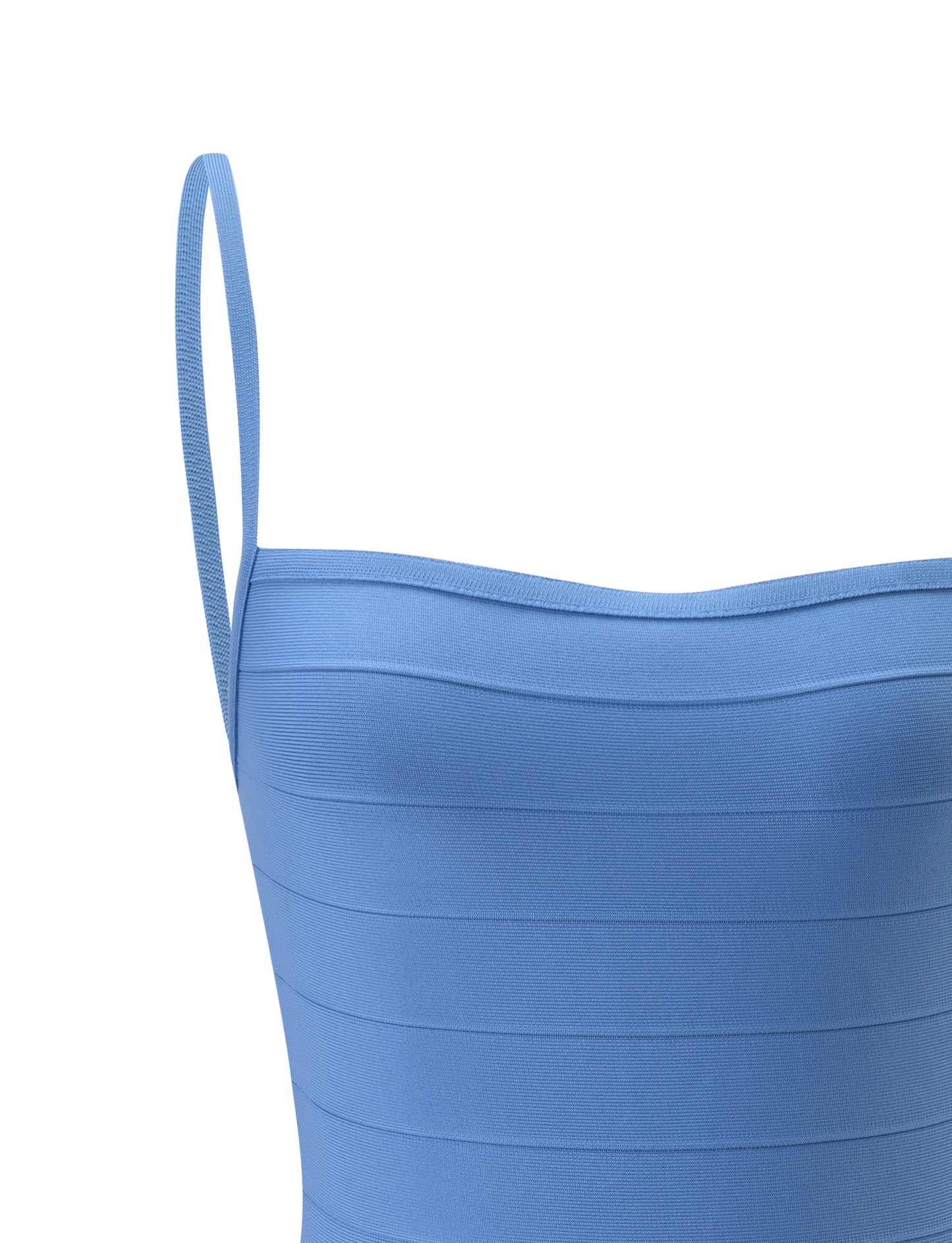 Blue Bandage Mini Dress Sculpted Comfort for Modern Evenings