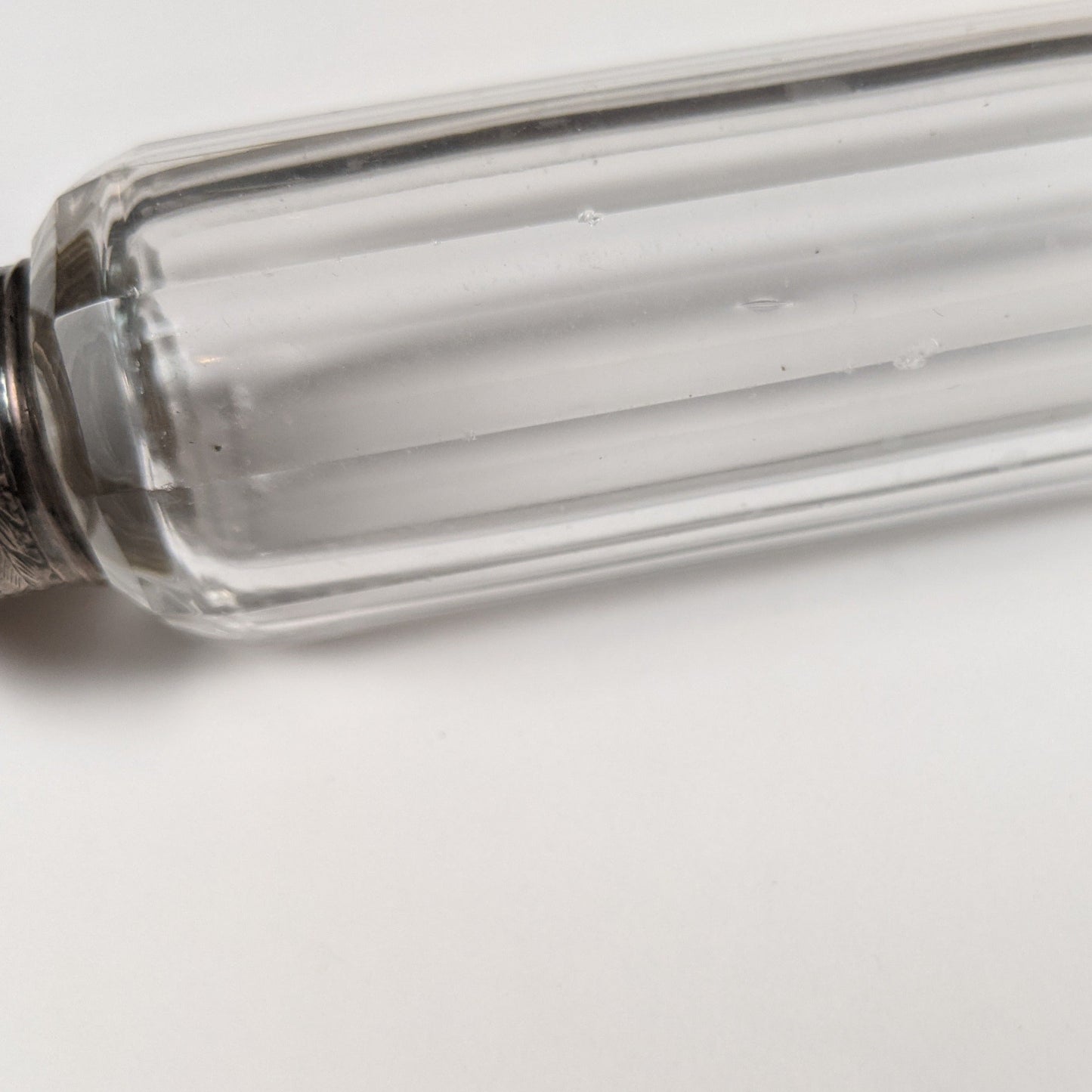 19th C Scottish Crystal Bottle "Dread God"