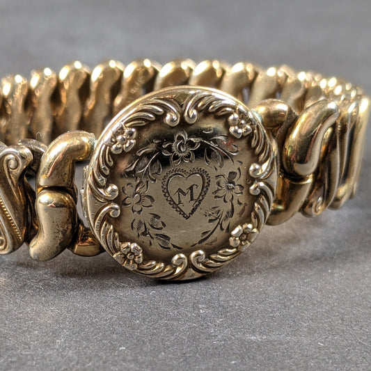 1940s Stretch Bracelet Locket