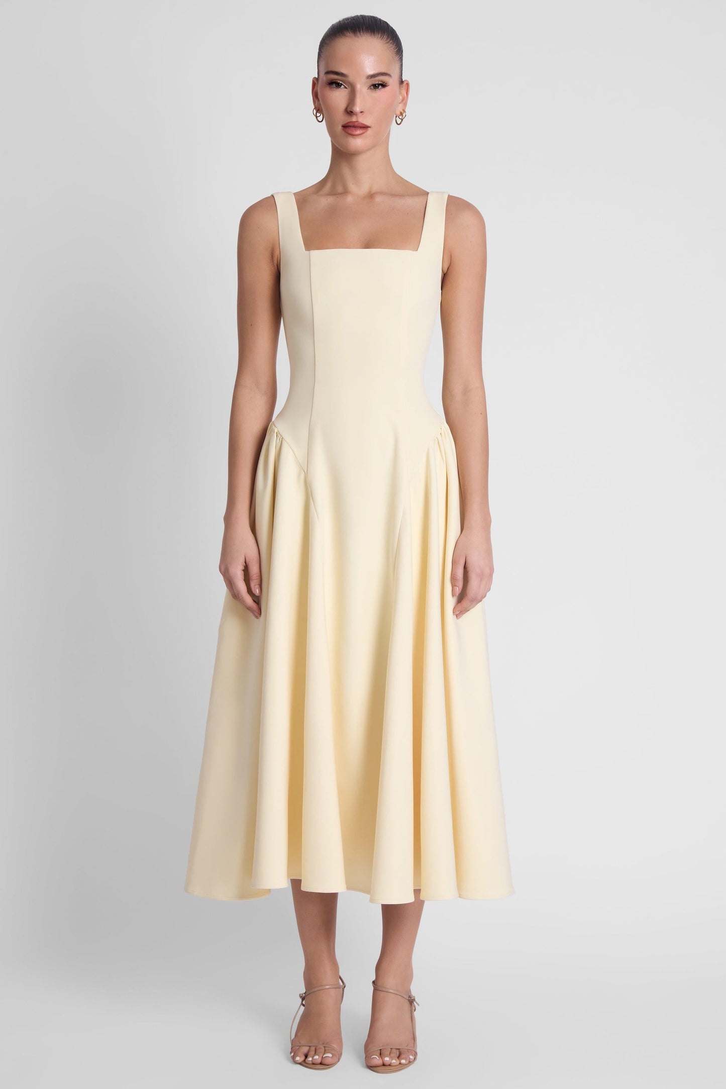 Chloe Collection | Midi Dress for Women with Sculpting Support | Elegant Design for Flattering Fit 0