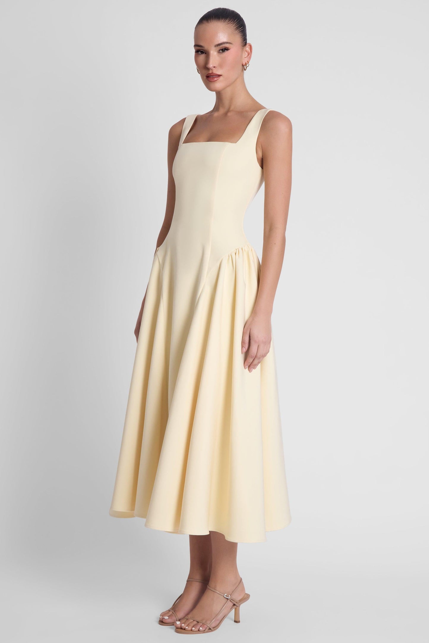 Chloe Collection | Midi Dress for Women with Sculpting Support | Elegant Design for Flattering Fit 3