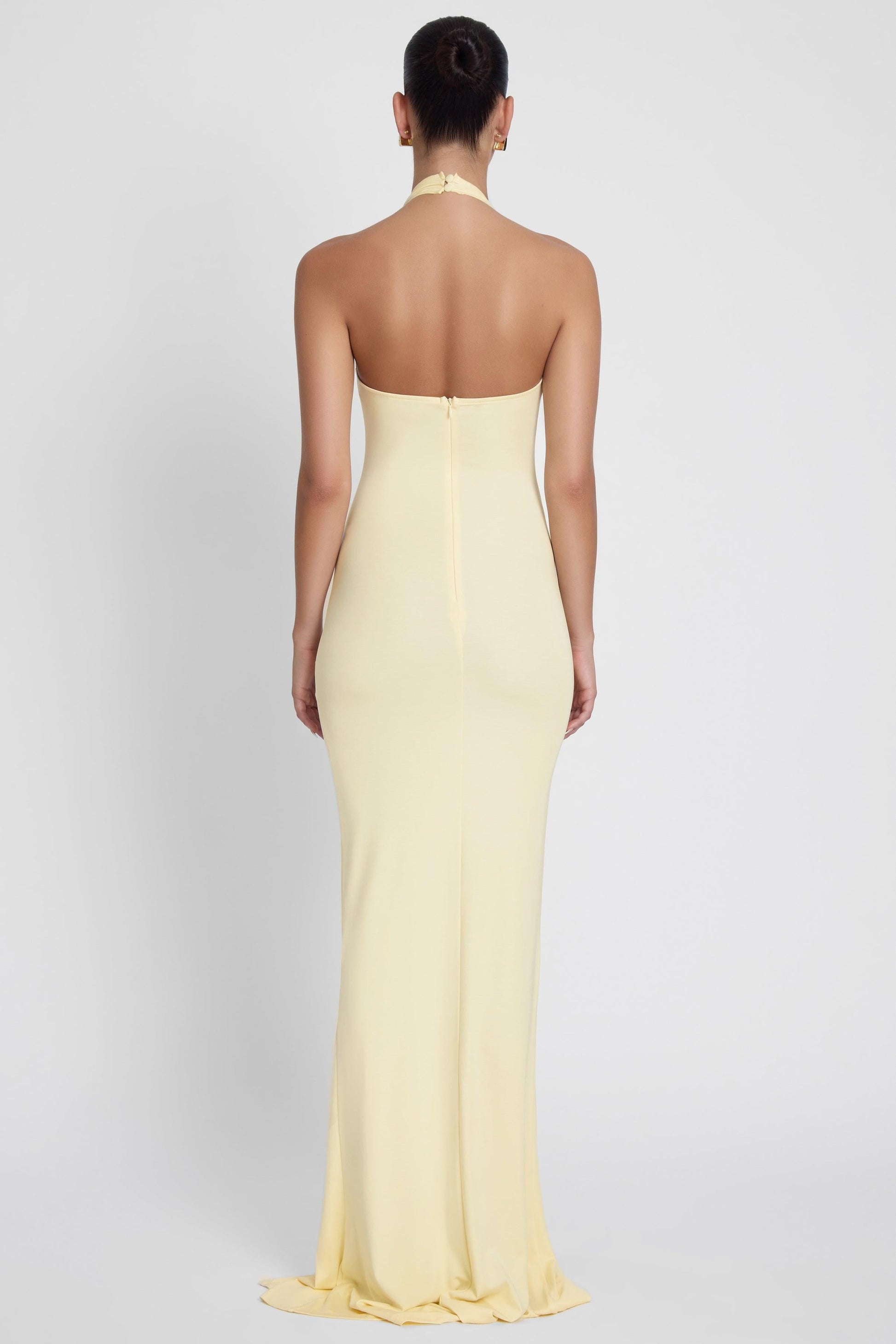 Elegant Collection | Maxi Dress for Women with Sarong-Style Knot Detail | Soft Jersey Fabric for Effortless Style 6