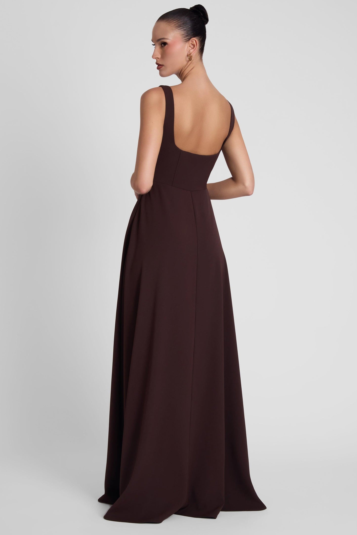 Elegant Collection | Maxi Dress for Women with Square Neckline & Structured Waist | Flattering Fit for Special Occasions 5