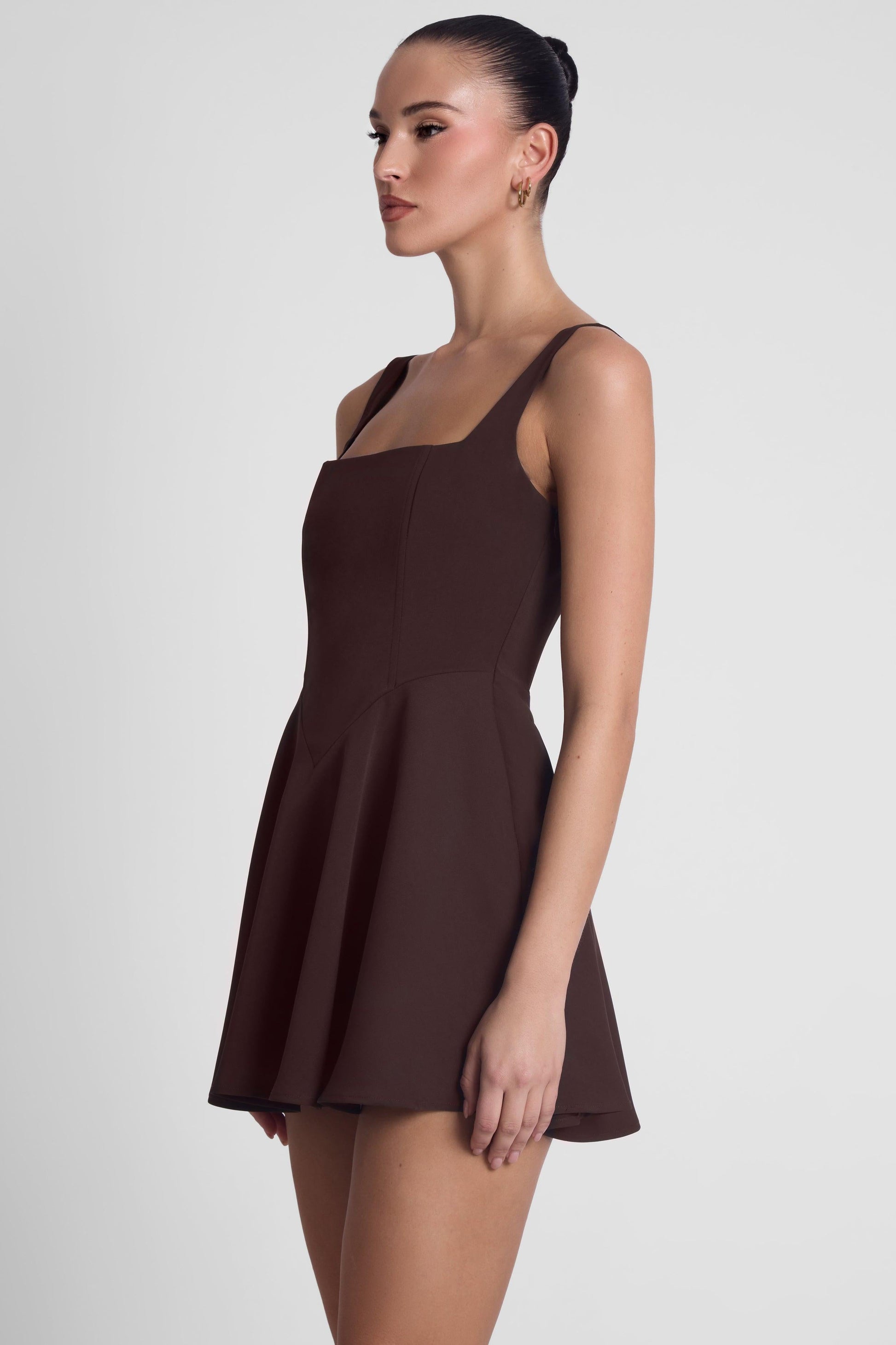 Elegant Collection | Mini Dress with Square Neck Corset Design | Flattering Silhouette for Effortless Style 1