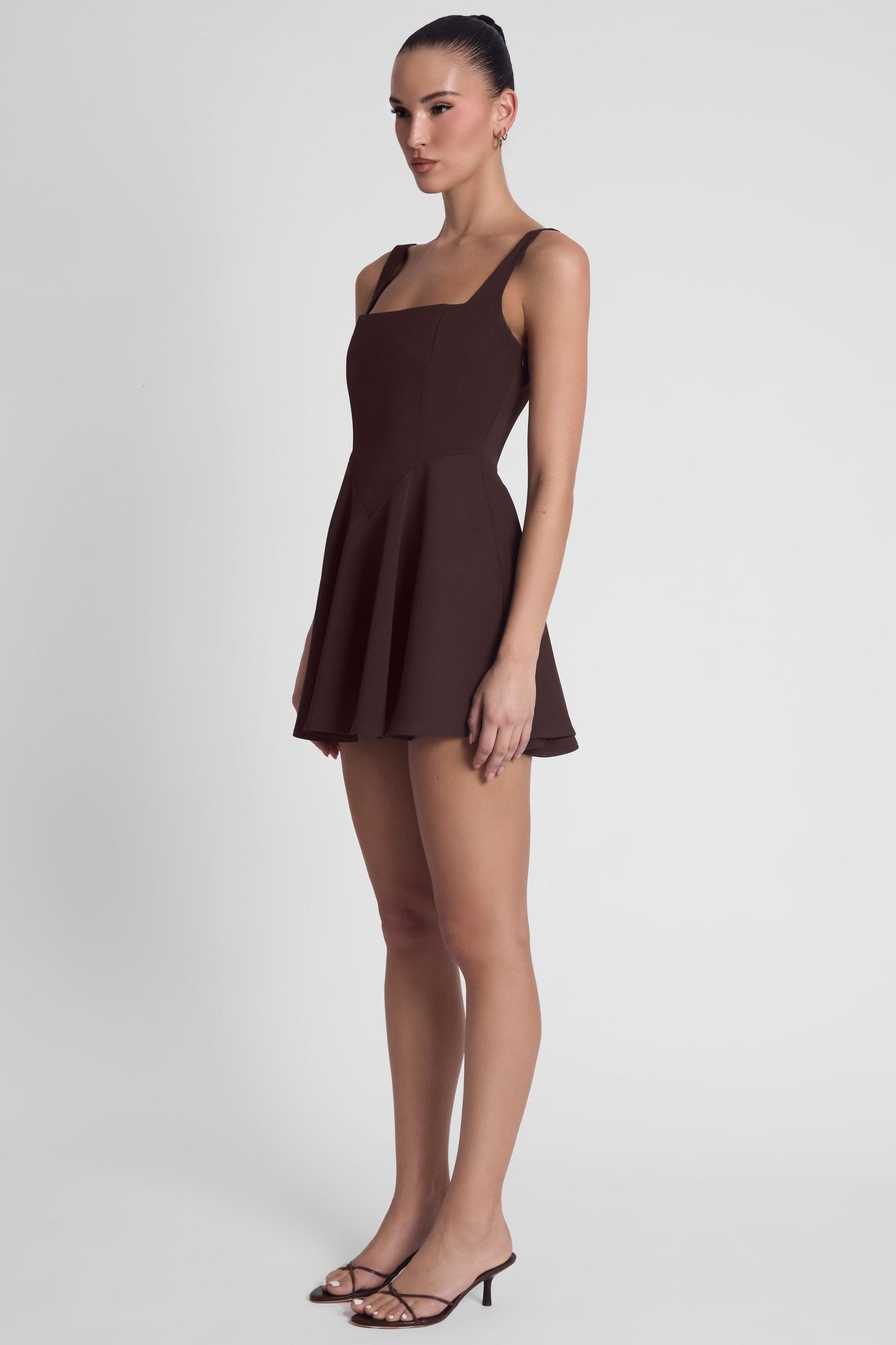 Elegant Collection | Mini Dress with Square Neck Corset Design | Flattering Silhouette for Effortless Style 3