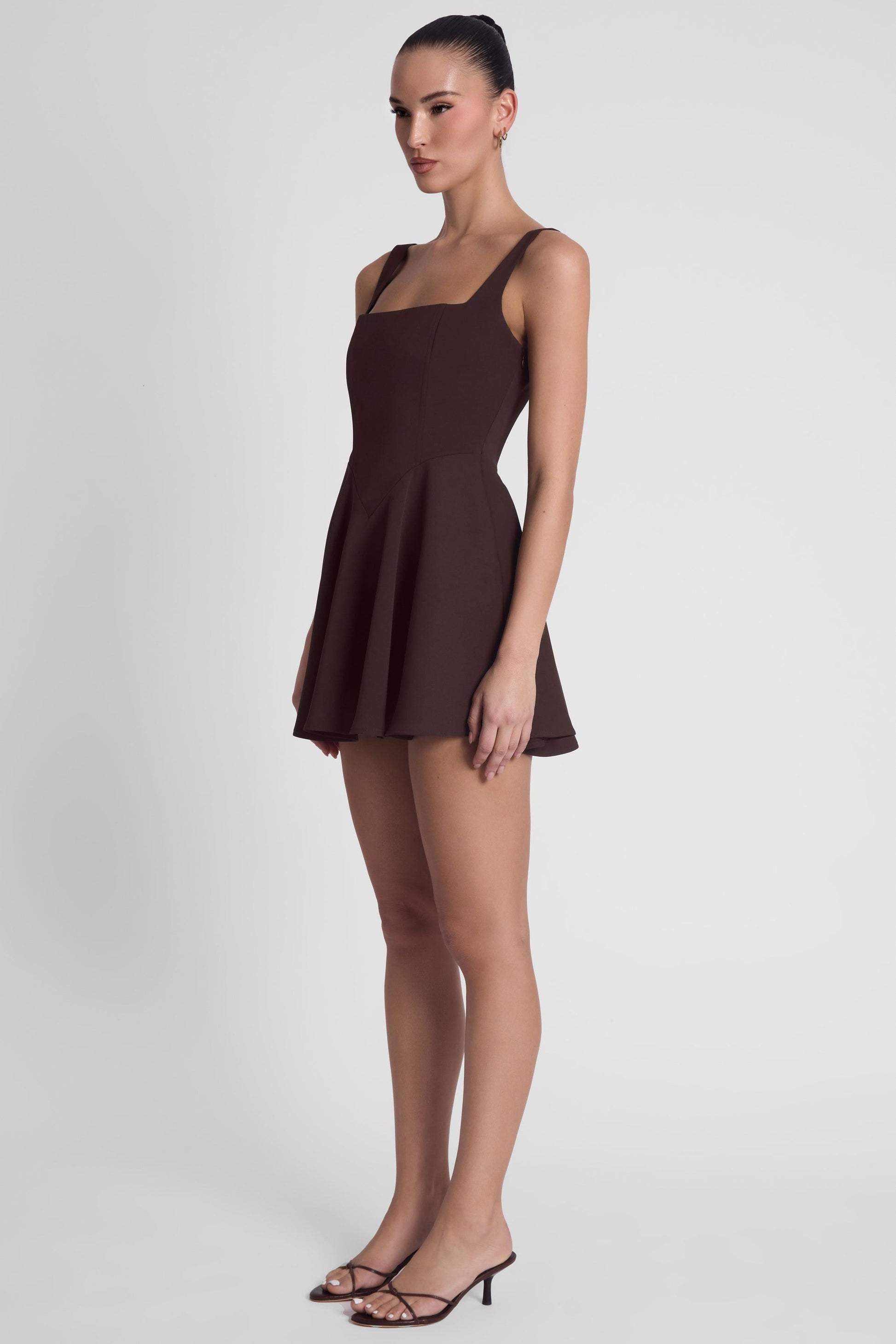 Elegant Collection | Mini Dress with Square Neck Corset Design | Flattering Silhouette for Effortless Style 3