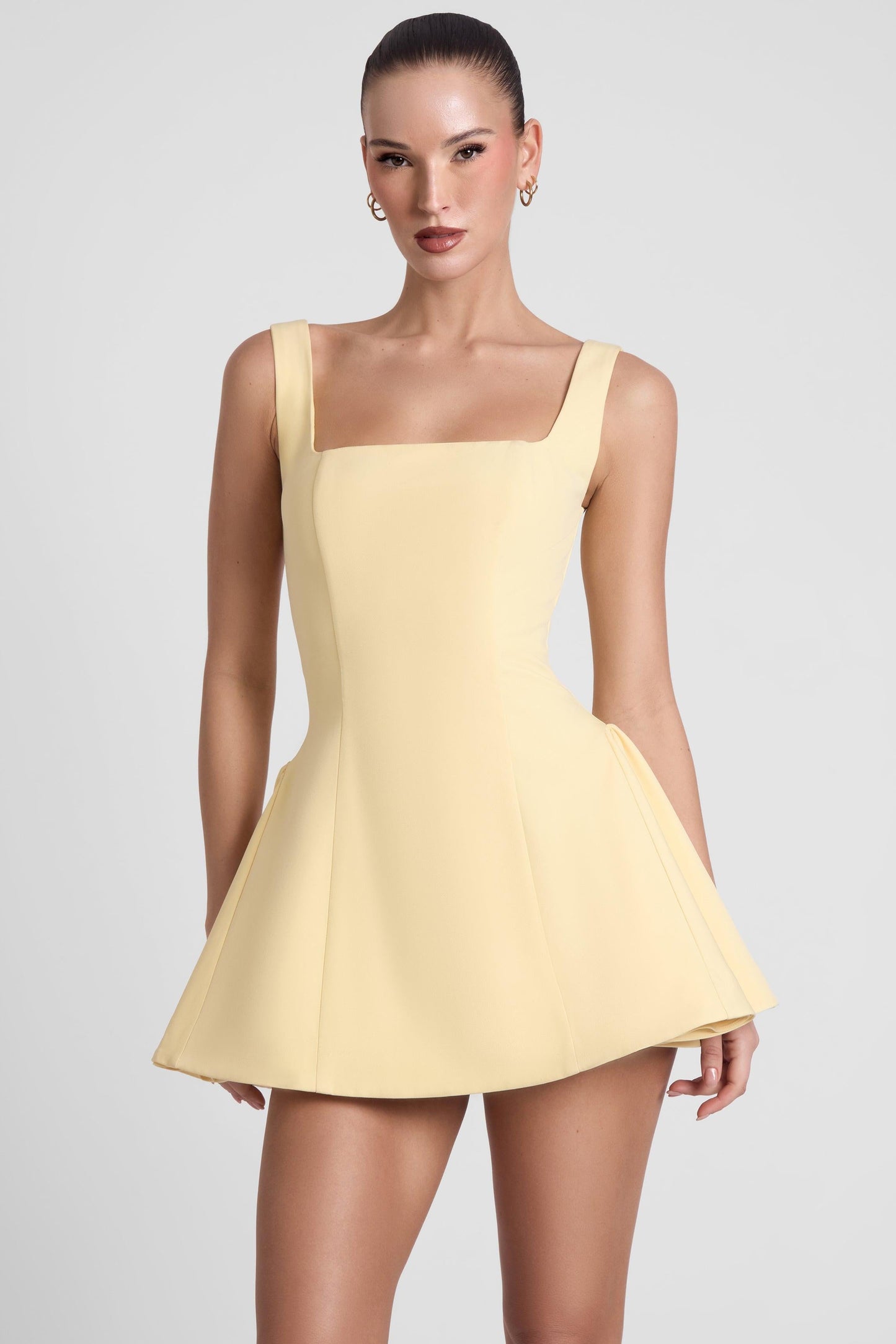 Elegant Mini Dress | Babydoll Corset Design with Structured Neckline | Flattering Fit for Every Occasion 1