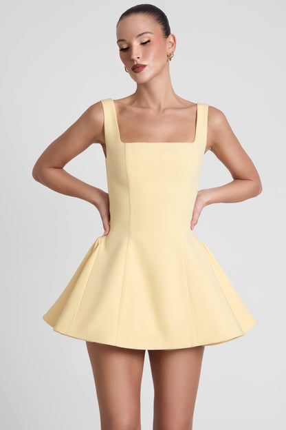 Elegant Mini Dress | Babydoll Corset Design with Structured Neckline | Flattering Fit for Every Occasion 2