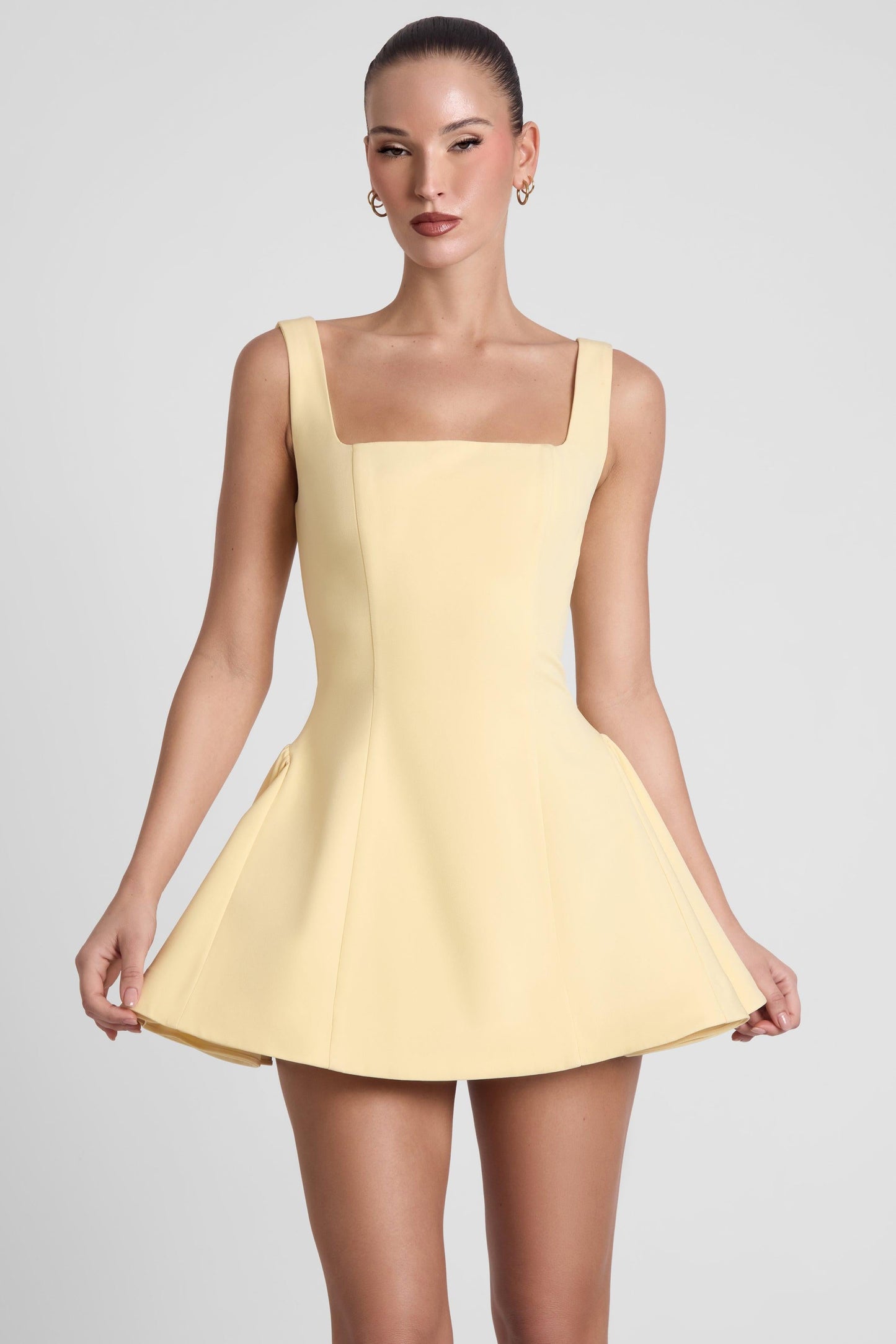 Elegant Mini Dress | Babydoll Corset Design with Structured Neckline | Flattering Fit for Every Occasion 3