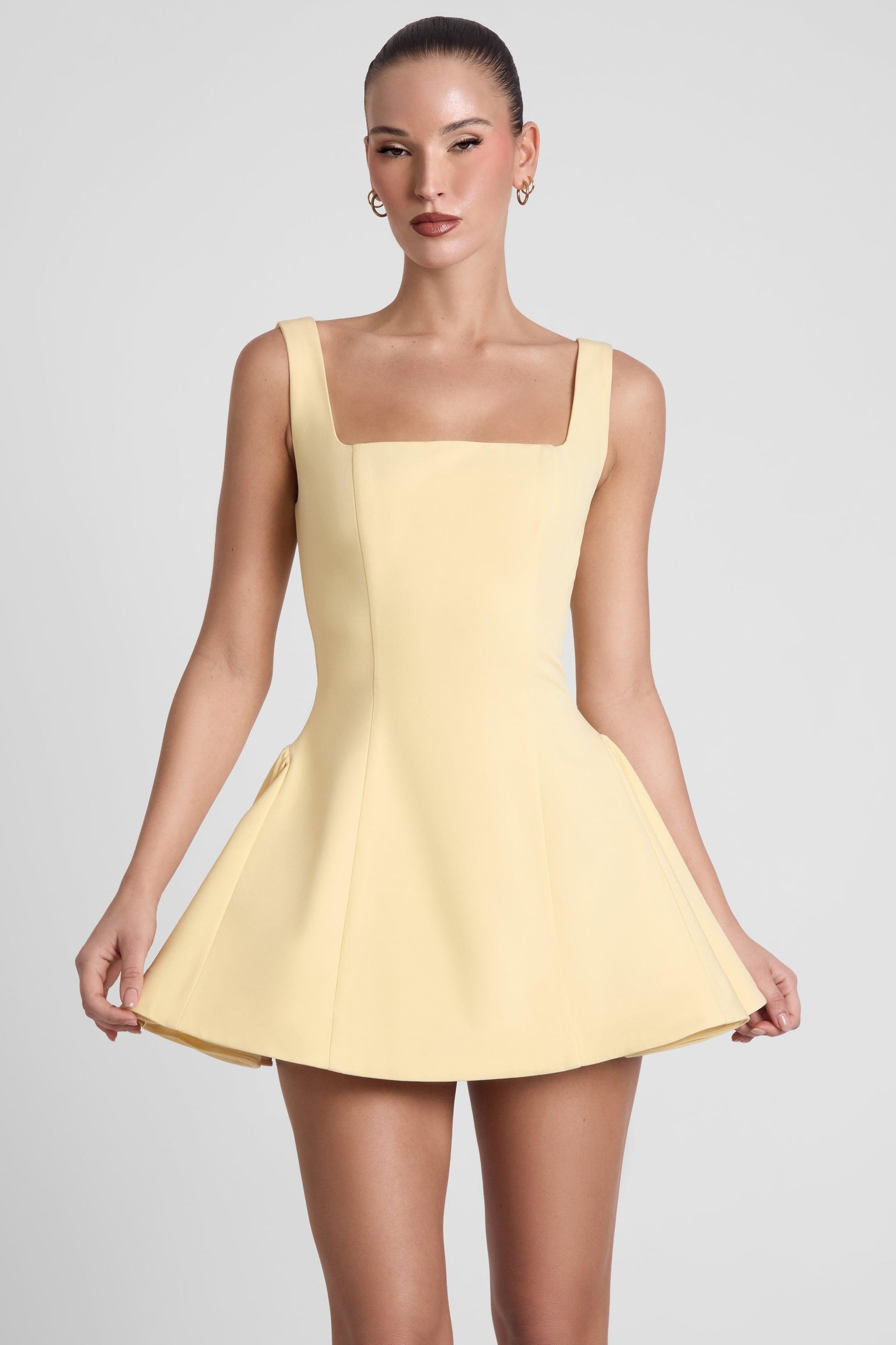 Elegant Mini Dress | Babydoll Corset Design with Structured Neckline | Flattering Fit for Every Occasion 3