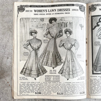 1908 Spring & Summer Catalog | Boston Store Chicago