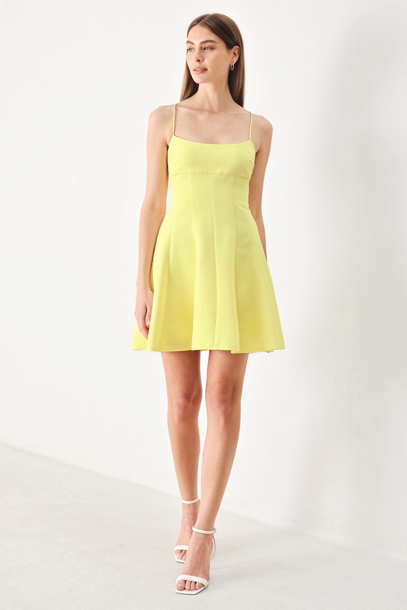 FRESH LINE WOVEN CAMI DRESS