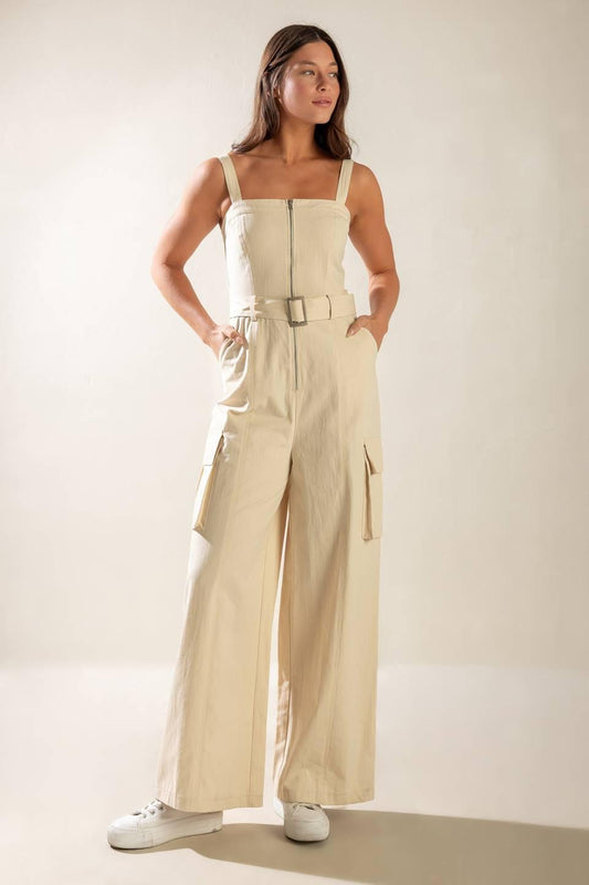 LOVE SOMEBODY WOVEN JUMPSUIT