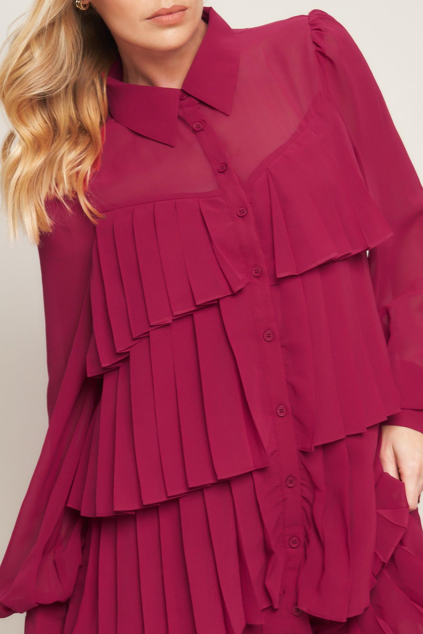 AN ABSOLUTE TREASURE WOVEN MINI DRESS