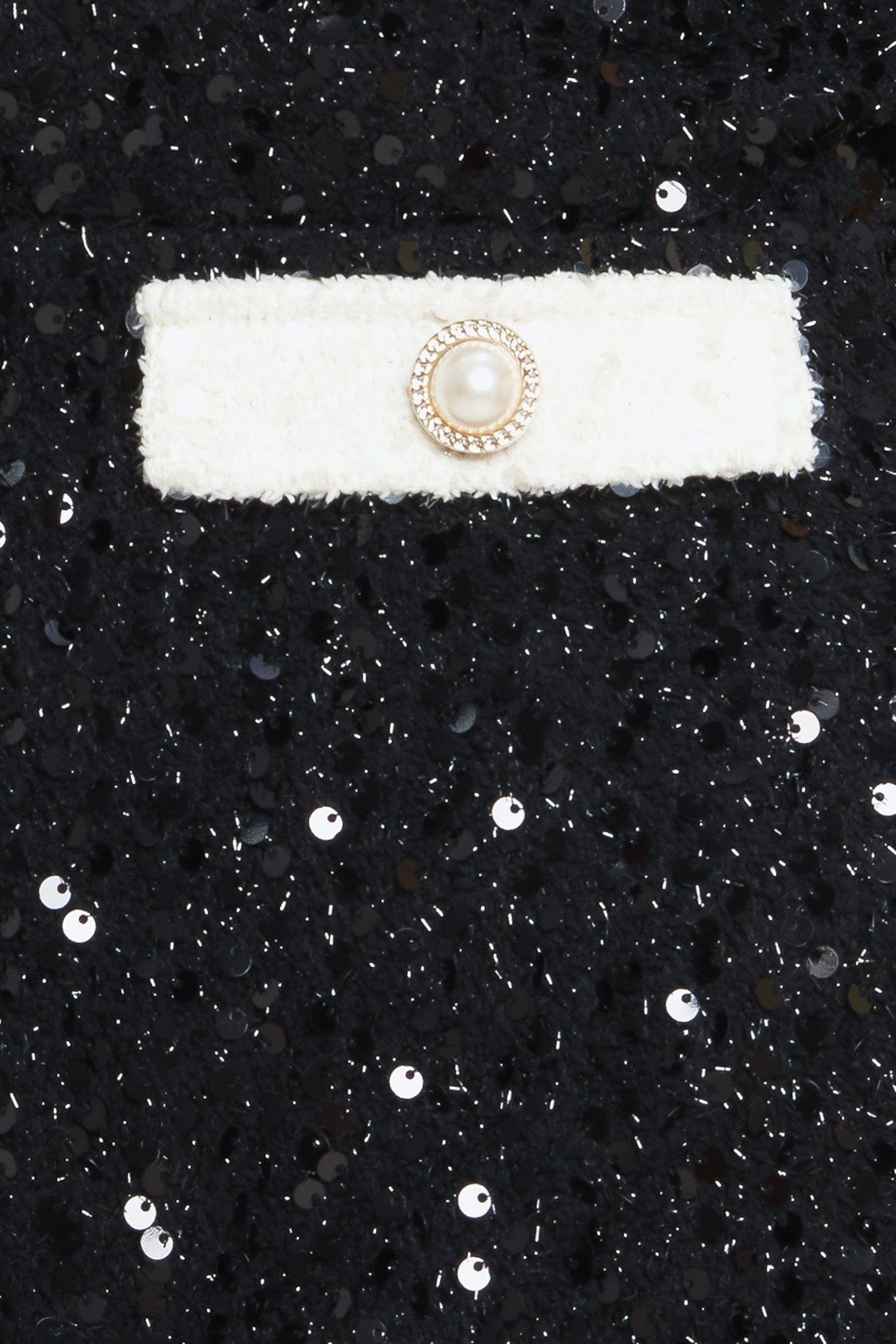 MIDNIGHT GLAM SEQUIN MINI DRESS