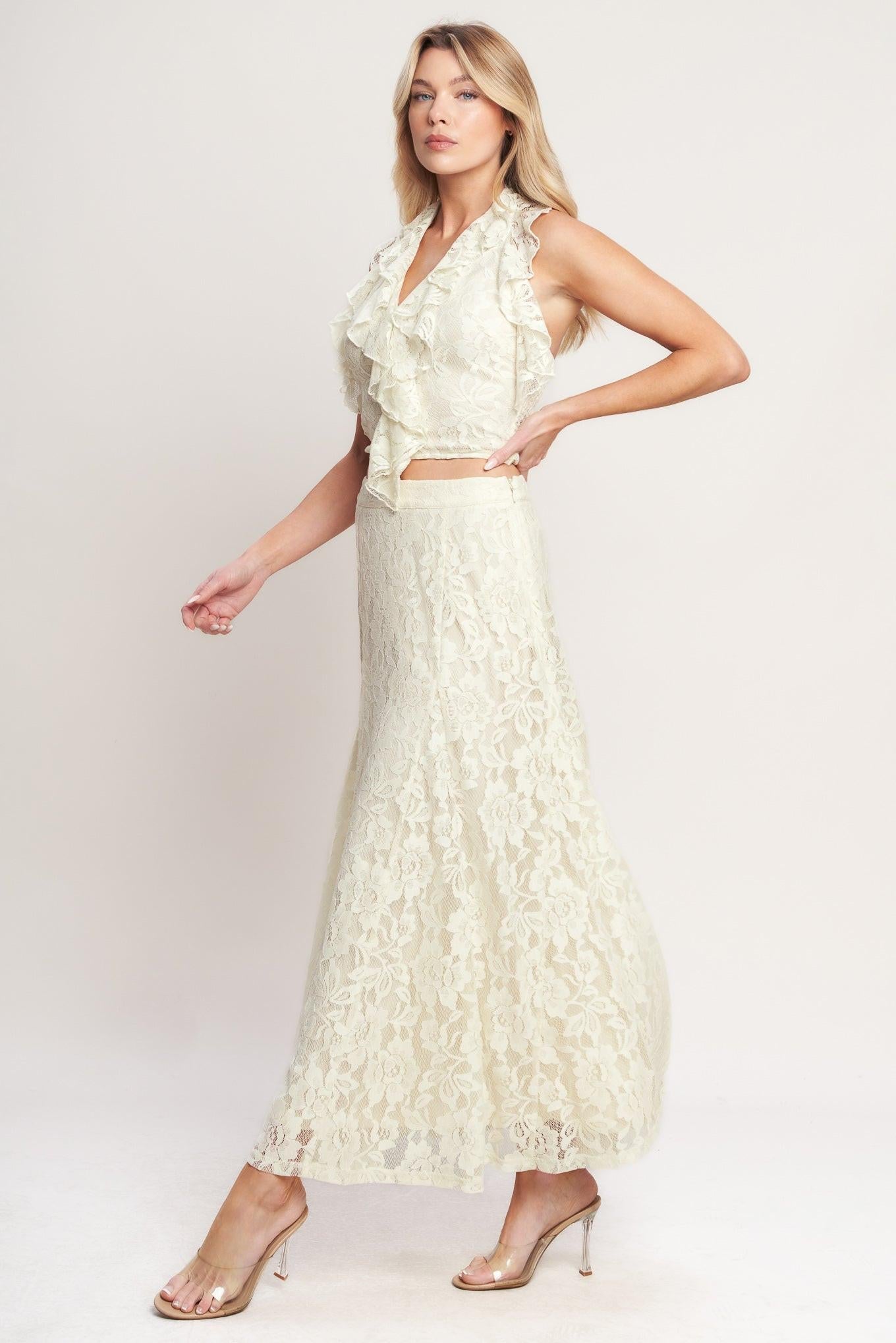 BALLET MUSE WOVEN LACE SKIRT