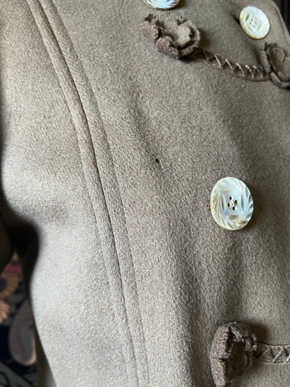 c. 1900s Wool Coat | Petite Size