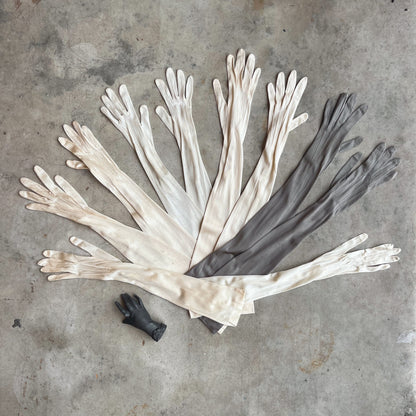 c. 1910s-1920s Silk Gloves Lot