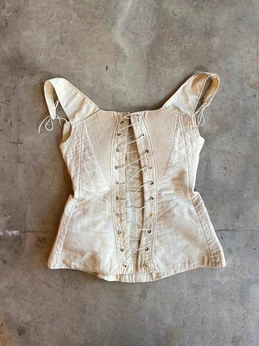 c. 1830s Corded Corset