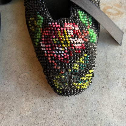 c. 1920s-1930s Beaded Shoes | Approx Sz. 8.5