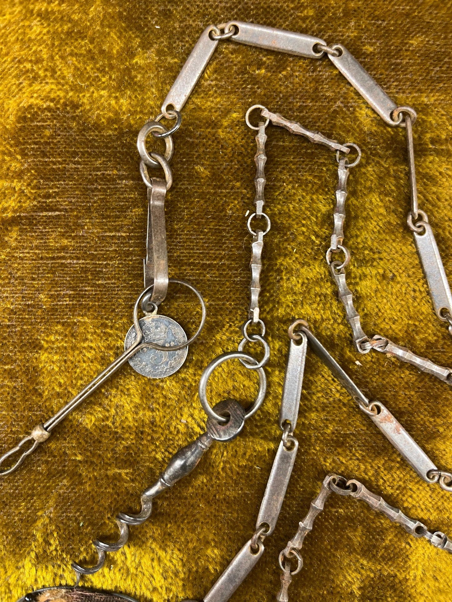 RESERVED - Georgian Steel Chatelaine