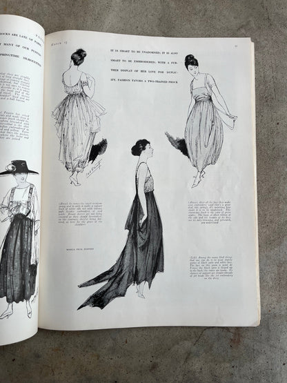 March 15, 1917 Vogue Magazine Spring Fashions