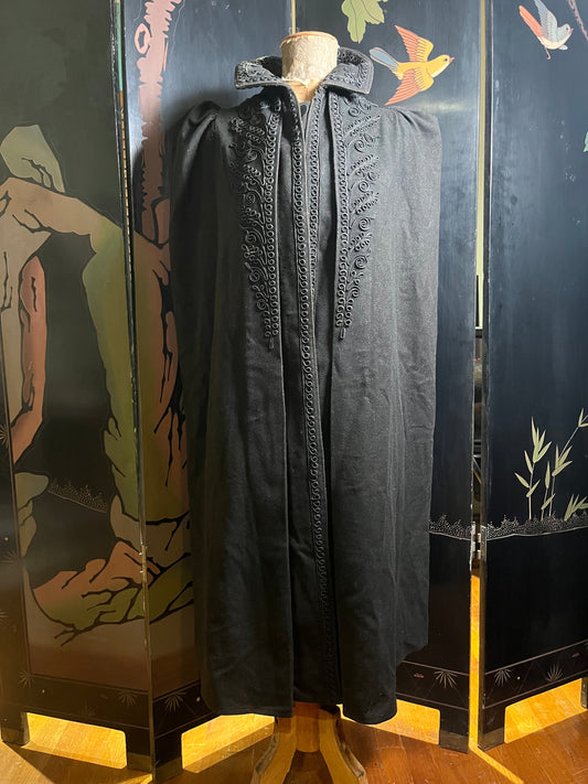 RESERVED | c. 1890s Dramatic Cape