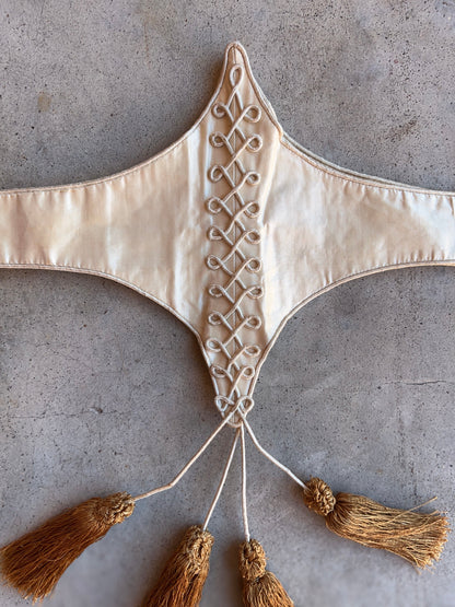 c. 1860s Swiss Waist with Tassels