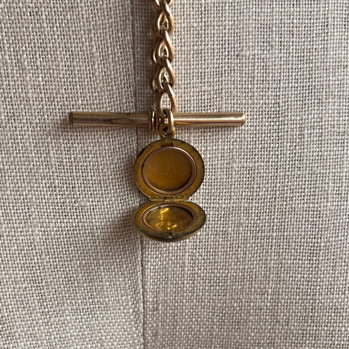 c. Turn of the Century Locket + Chains Necklace