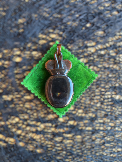 19th c. Tortoise Shell "P" Locket