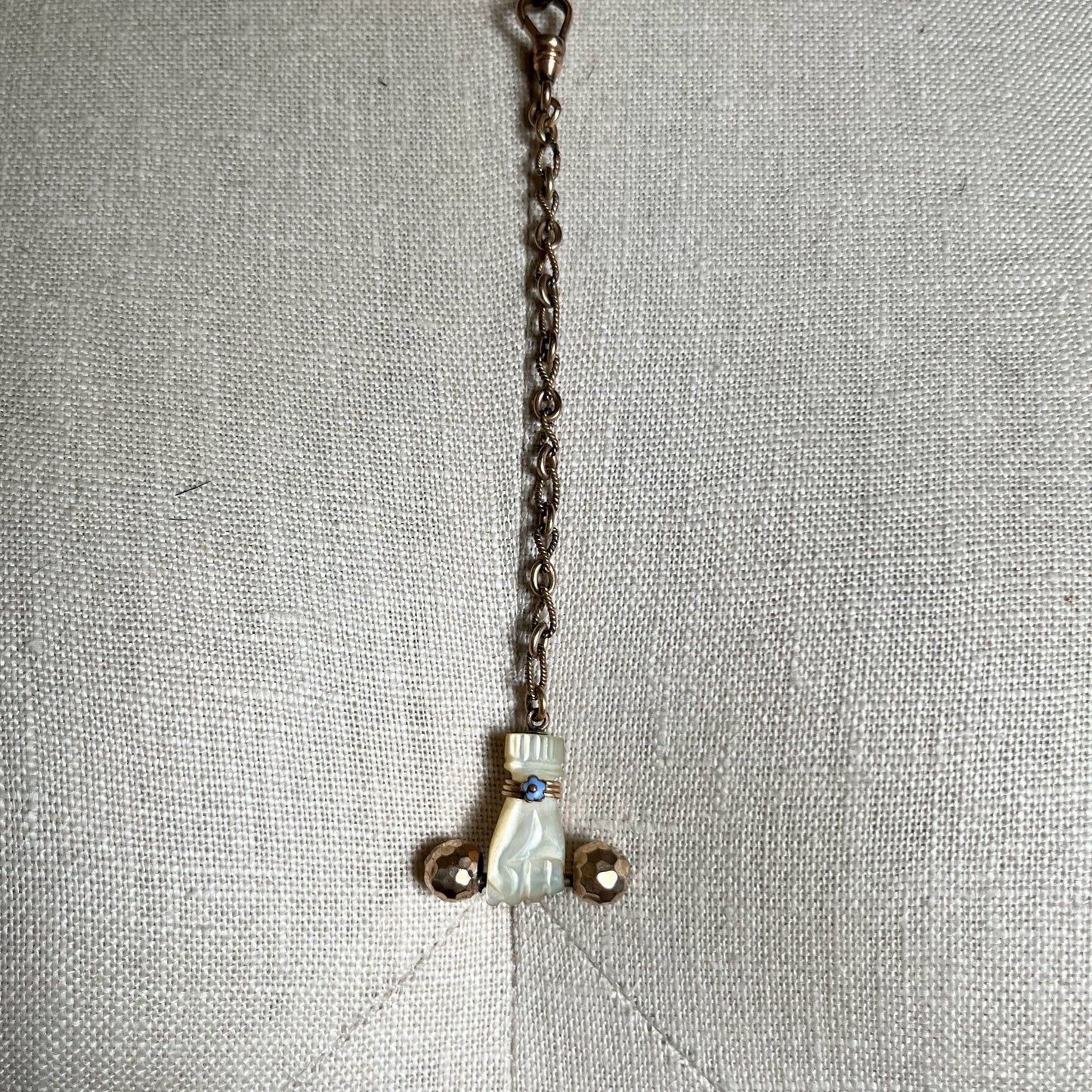 RESERVED | Victorian Mother of Pearl Fist