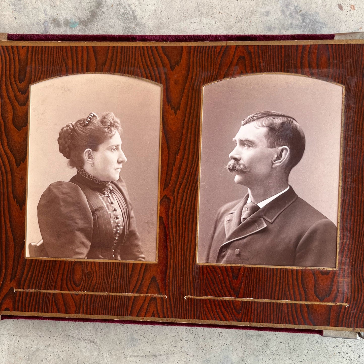 c. 1880s-1890s Victorian Photo Album