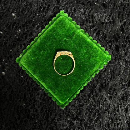 Early 20th c. 14k Gold Ruby Diamond Ring