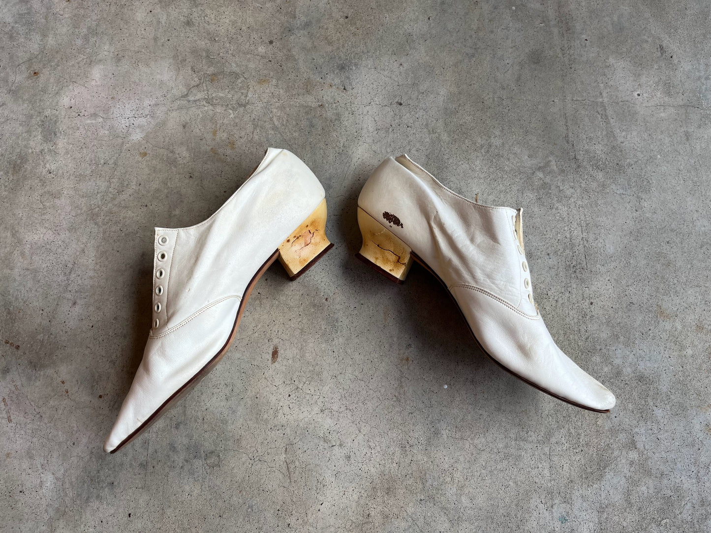 1890s Wedding Bodice + Shoes With Provenance