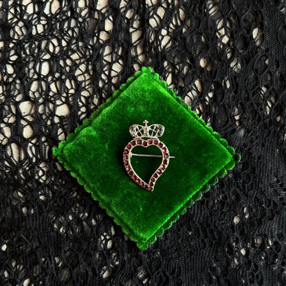 Early 19th c. Witch's Heart Brooch