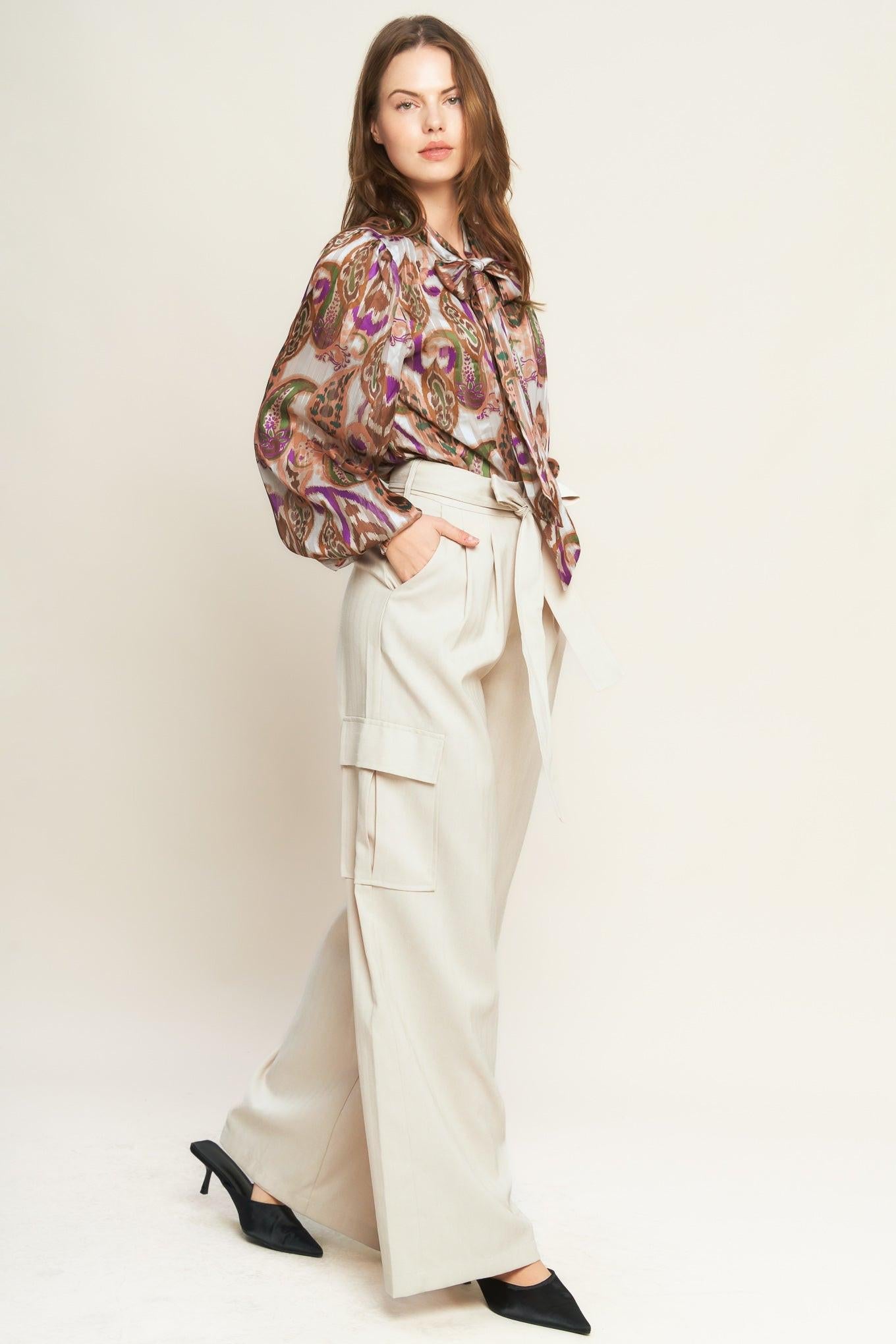 FOR THE LAST TIME WOVEN PANTS