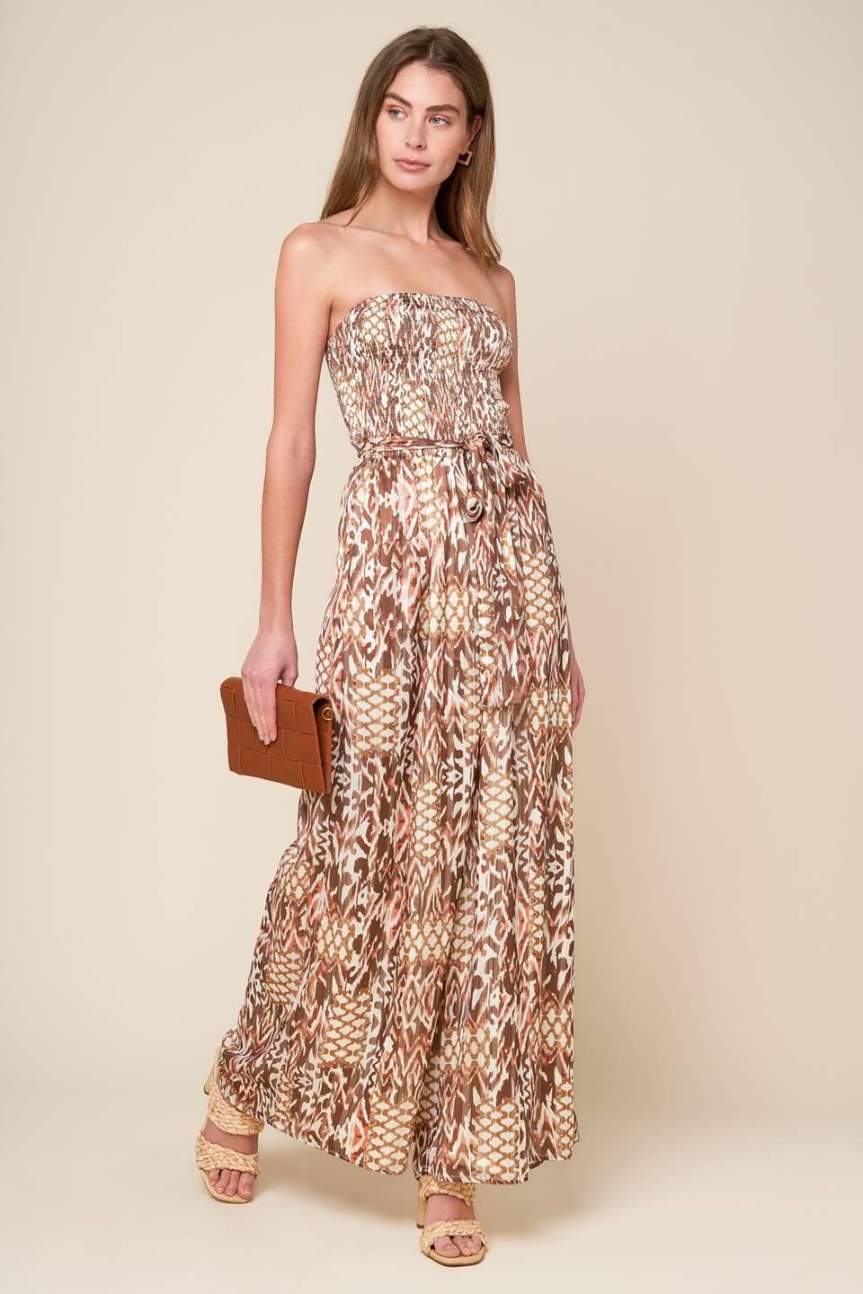EPITOME OF ALLURE WOVEN JUMPSUIT