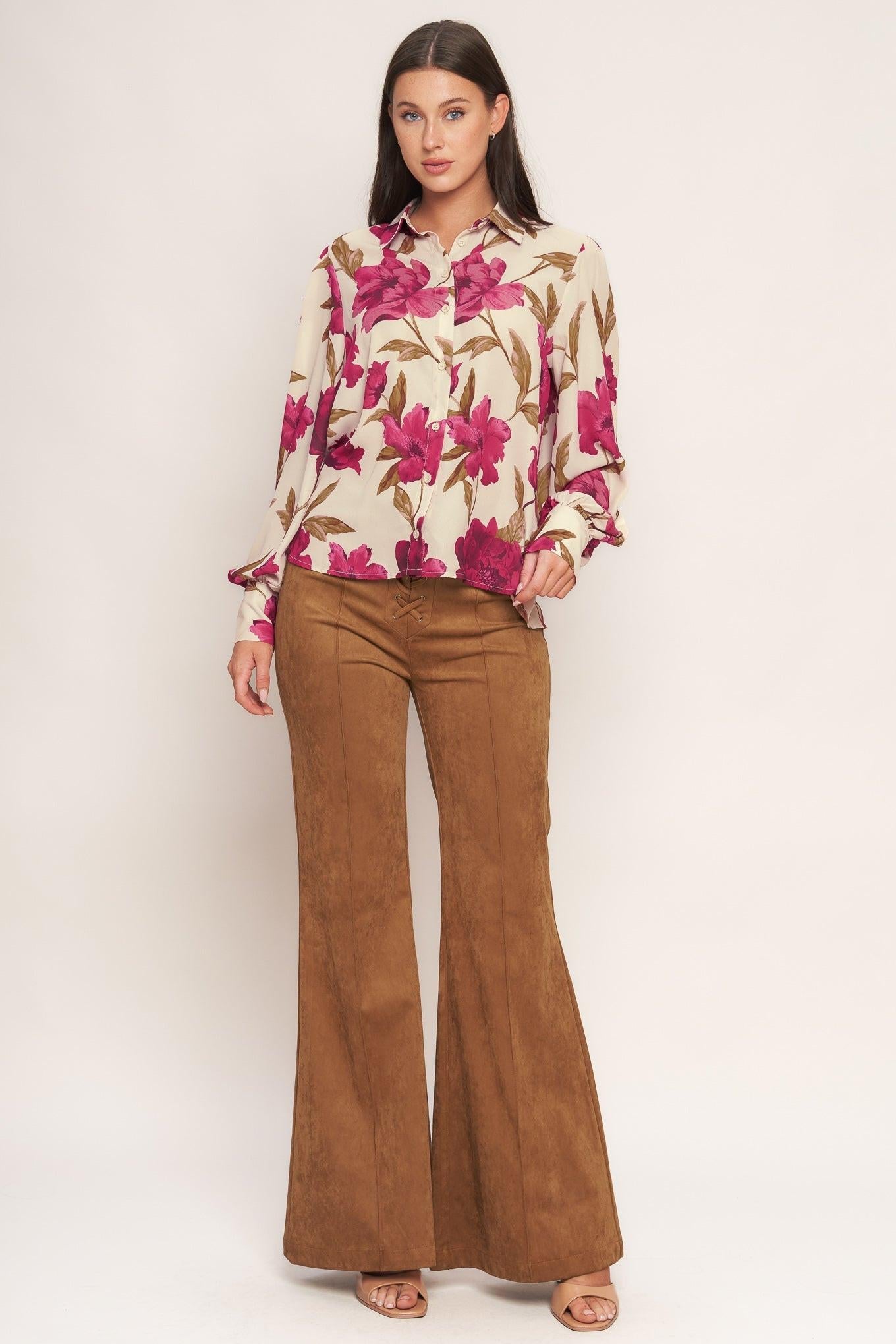 ROSEWOOD RETRO WOVEN TOP