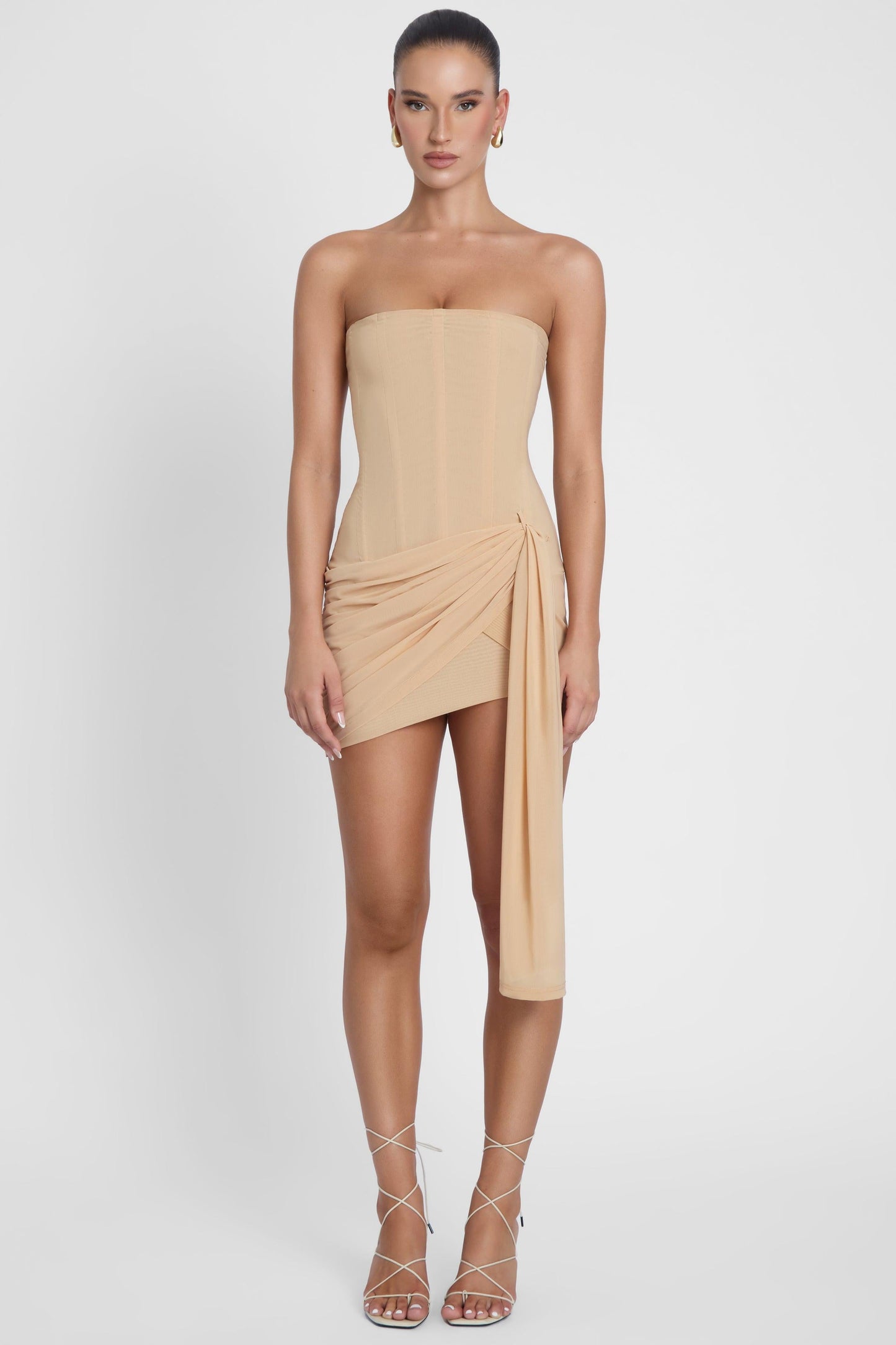 Mira Collection | Corset Mini Dress with Double Layer Support | Sculpted Fit for Flattering Curves 0