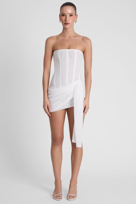 Mira Collection | Mesh Corset Dress with Double Layer Support | Sculpting Fit for Enhanced Silhouette 0