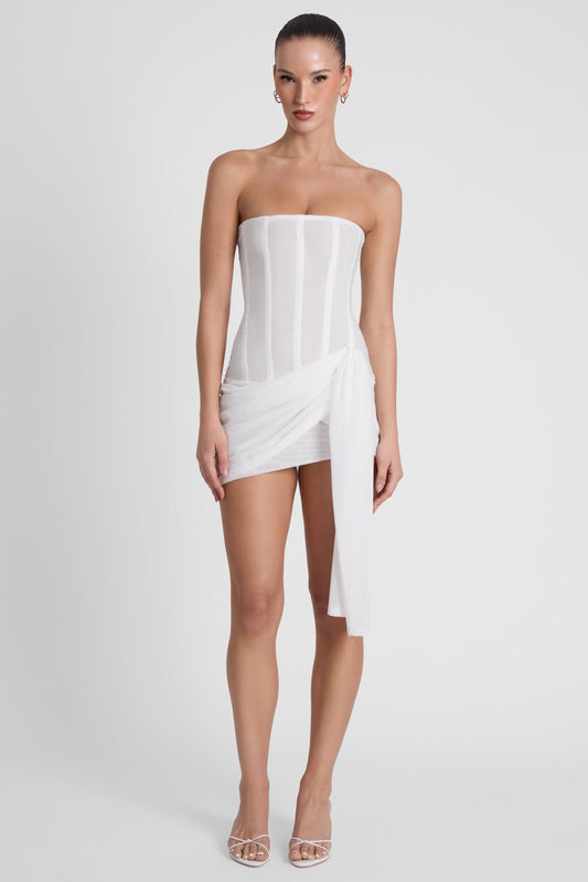 Mira Collection | Mesh Corset Dress with Double Layer Support | Sculpting Fit for Enhanced Silhouette 1