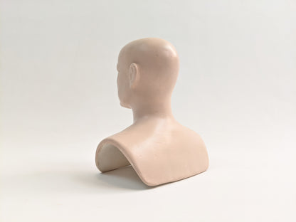 Vintage Porcelain Male Doll Bust