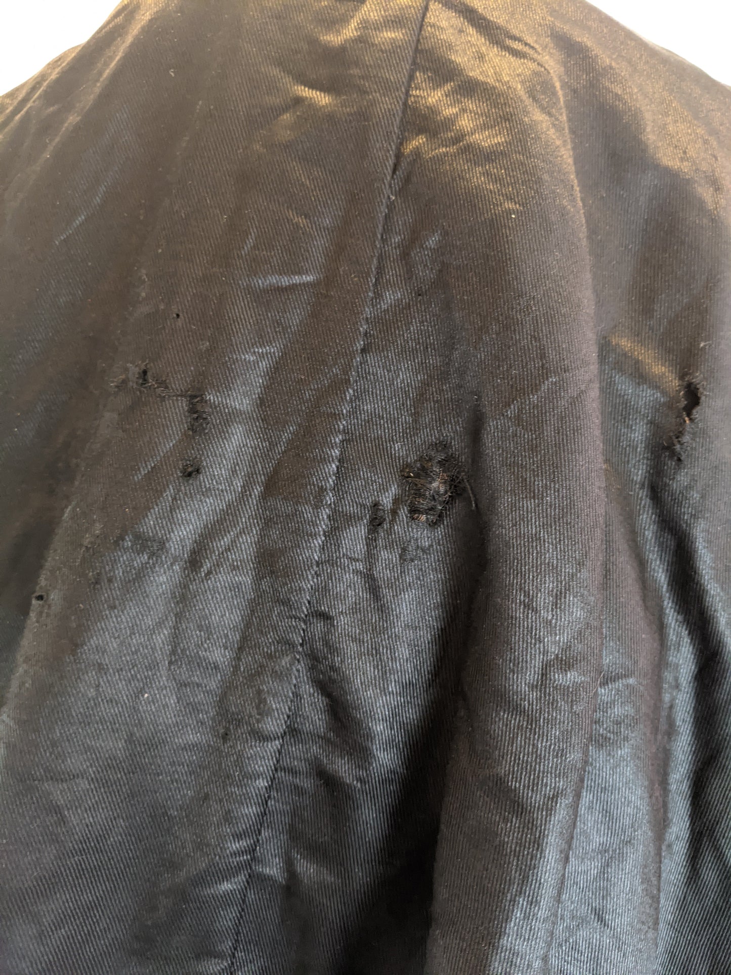 Victorian Black Silk Beaded Capelet