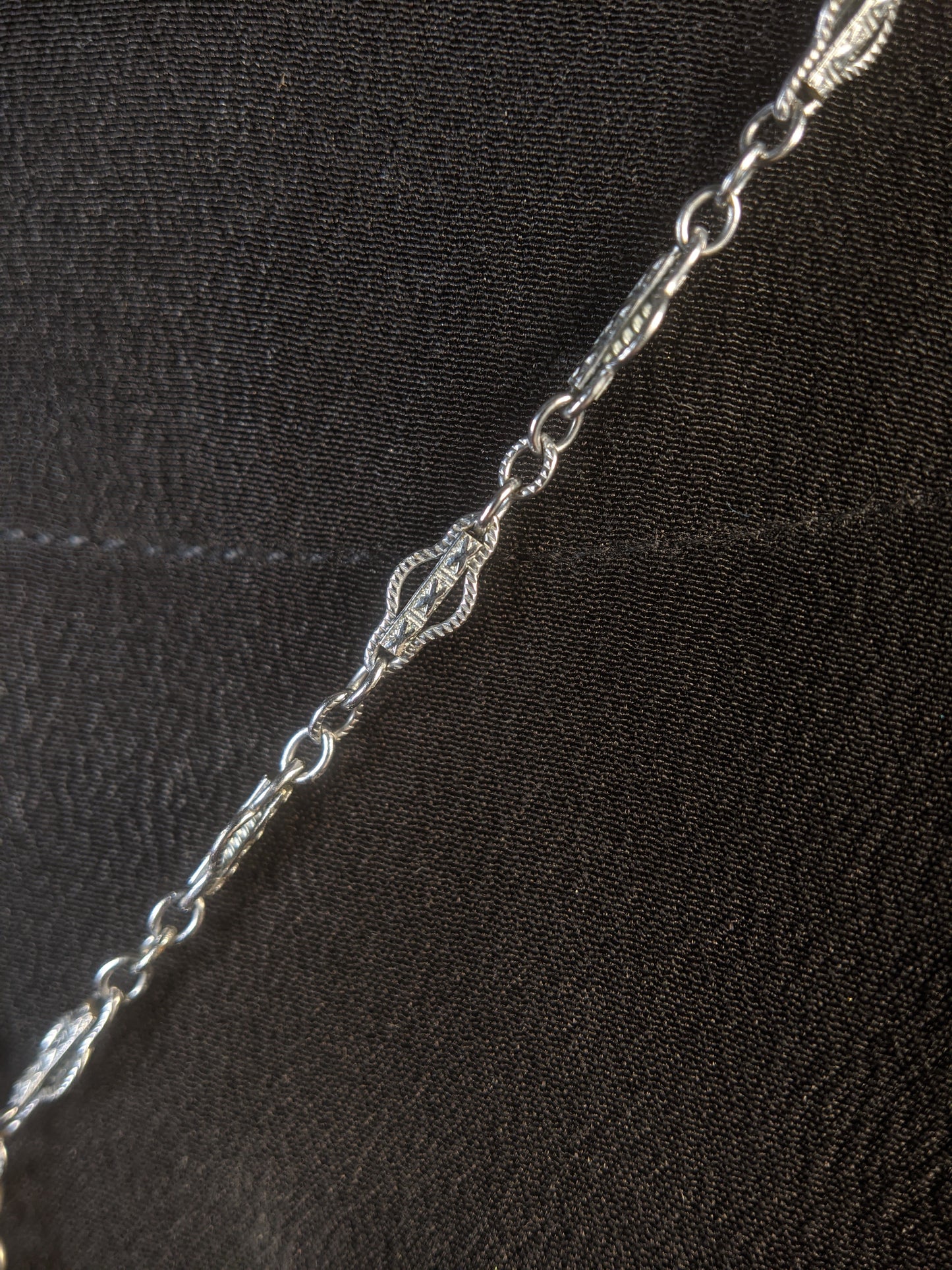 Art Deco Camphor Glass Necklace